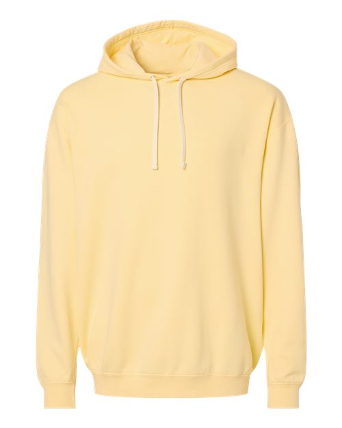 Garment-Dyed Lightweight Fleece Hooded Sweatshirt | USA Decoration®