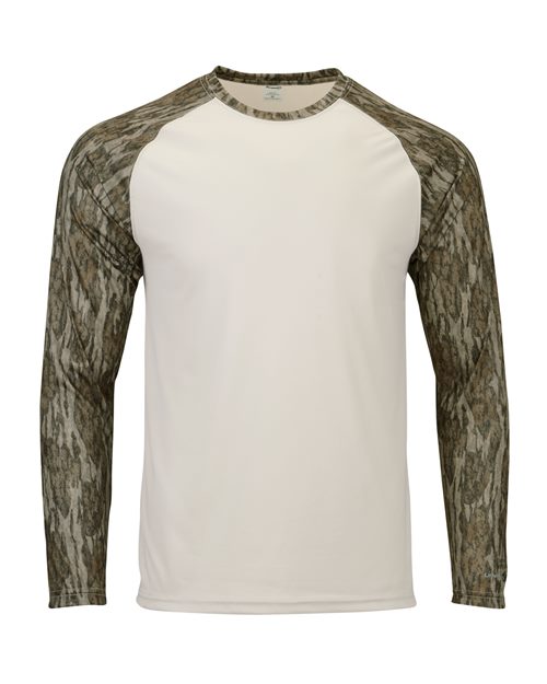 Jackson Mossy Oak Colorblocked Long Sleeve T-Shirt | USA Decoration