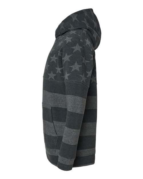 Youth Triblend Fleece Hooded Sweatshirt | USA Decoration