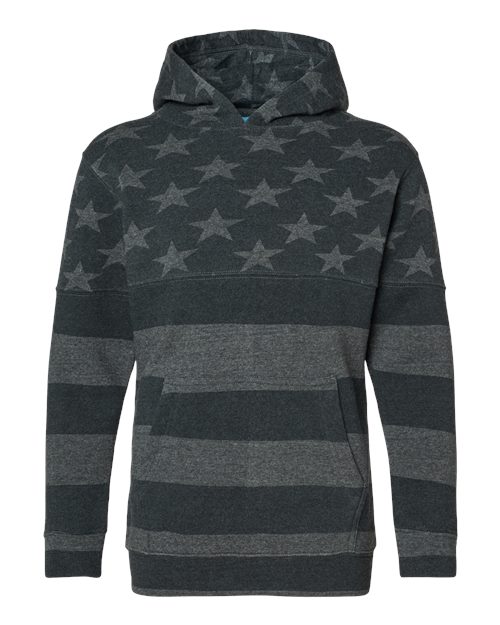 Youth Triblend Fleece Hooded Sweatshirt | USA Decoration