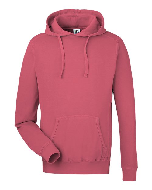 Pigment-Dyed Fleece Hooded Sweatshirt | USA Decoration