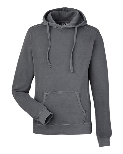 Pigment-Dyed Fleece Hooded Sweatshirt | USA Decoration