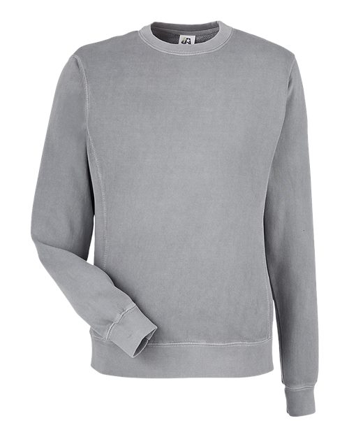Pigment-Dyed Fleece Crewneck Sweatshirt | USA Decoration