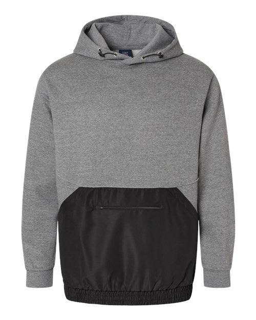 Mixed Media Hooded Sweatshirt | USA Decoration