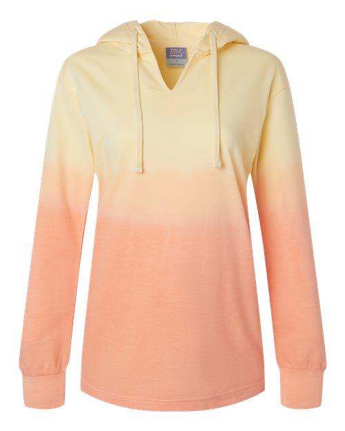 Women's French Terry Ombré Hooded Sweatshirt | USA Decoration