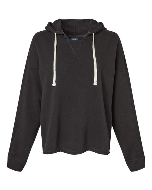 Women's Angel Fleece Crop Hooded Sweatshirt | USA Decoration