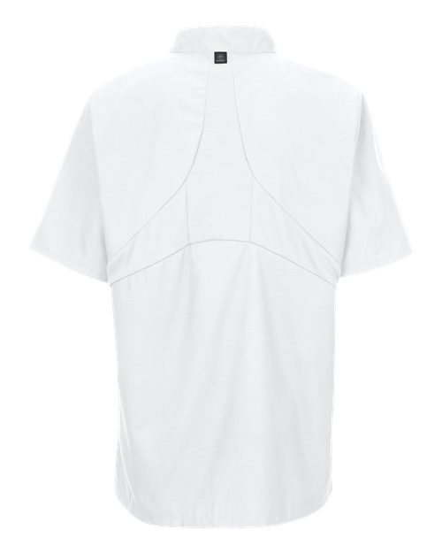 Women's Mimix™ Short Sleeve Chef Coat with OilBlok | USA Decoration