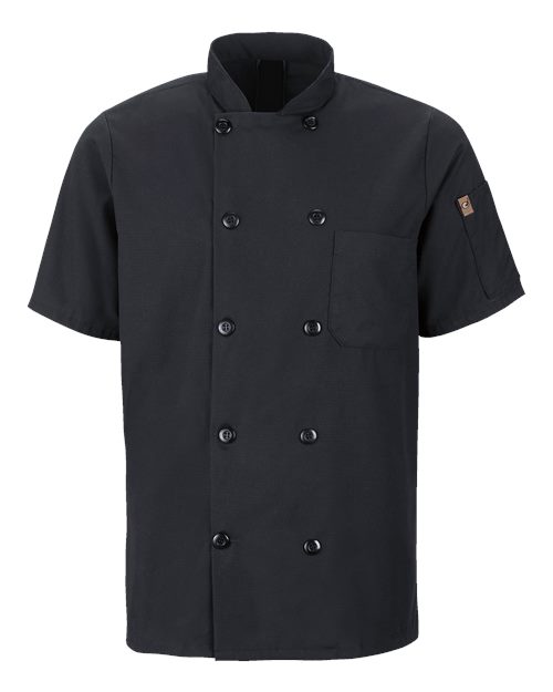 Mimix™ Short Sleeve Chef Coat with OilBlok | USA Decoration