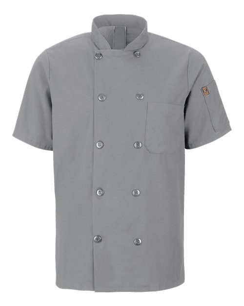 Mimix™ Short Sleeve Chef Coat with OilBlok | USA Decoration