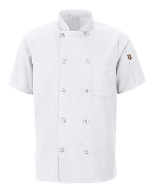 Mimix™ Short Sleeve Chef Coat with OilBlok | USA Decoration