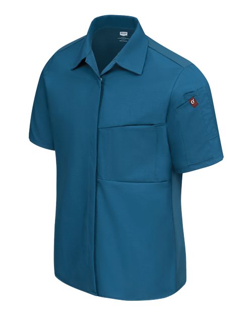 Women's Poplin Airflow Cook Shirt with OilBlok | USA Decoration
