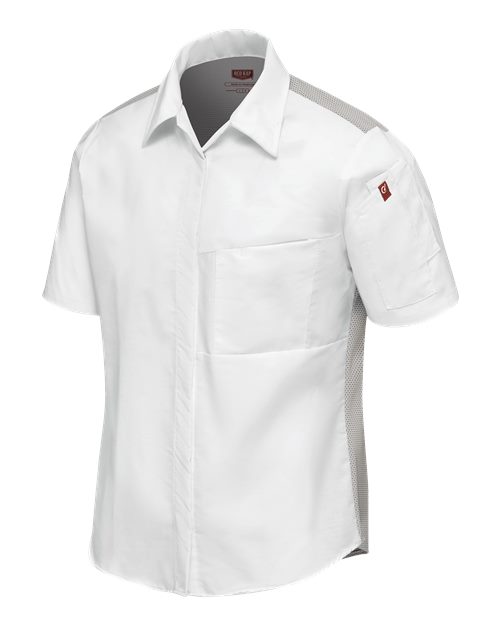 Women's Poplin Airflow Cook Shirt with OilBlok | USA Decoration