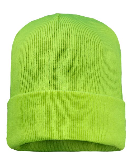 12" Fleece Lined Cuffed Beanie | USA Decoration