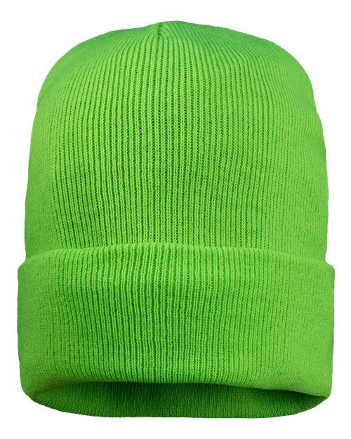 12" Fleece Lined Cuffed Beanie | USA Decoration