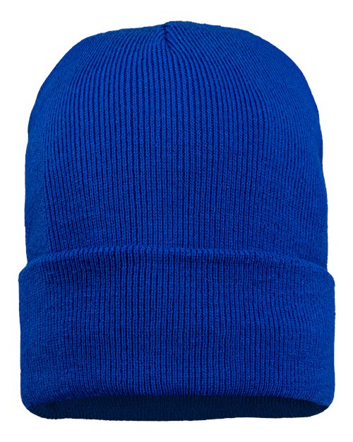 12" Jersey Lined Cuffed Beanie | USA Decoration