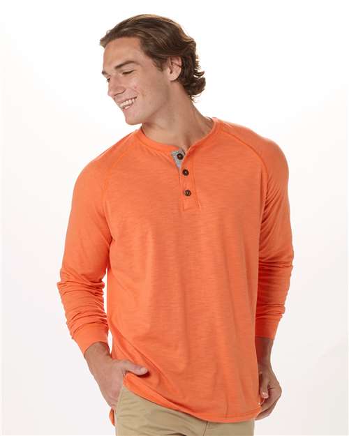 Henley Long Sleeve T-Shirt | USA Decoration