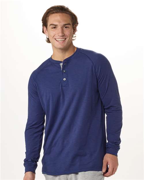Henley Long Sleeve T-Shirt | USA Decoration