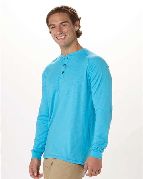 Henley Long Sleeve T-Shirt | USA Decoration