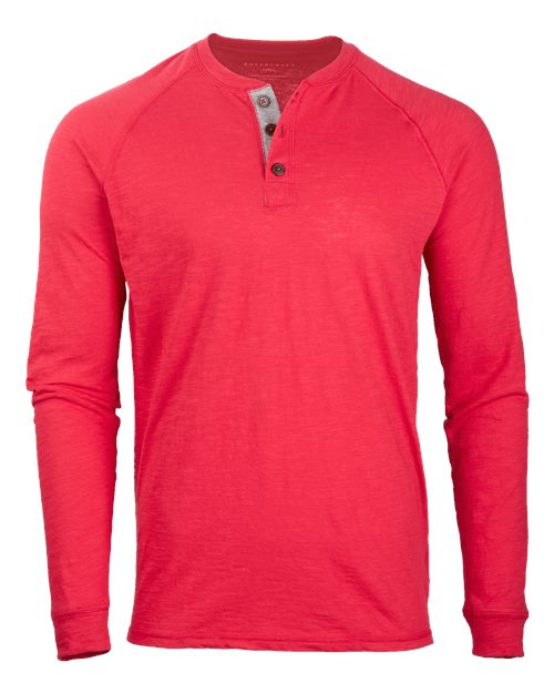 Henley Long Sleeve T-Shirt | USA Decoration