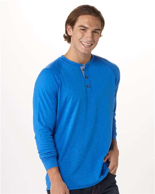 Henley Long Sleeve T-Shirt | USA Decoration