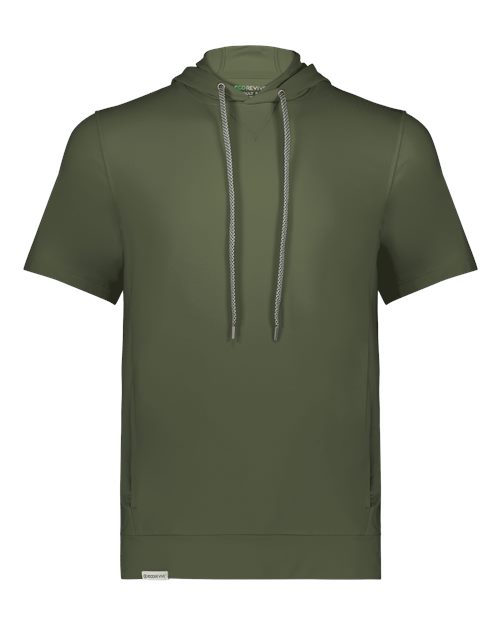 Eco Revive™ Ventura Soft Knit Short Sleeve Hoodie | USA Decoration