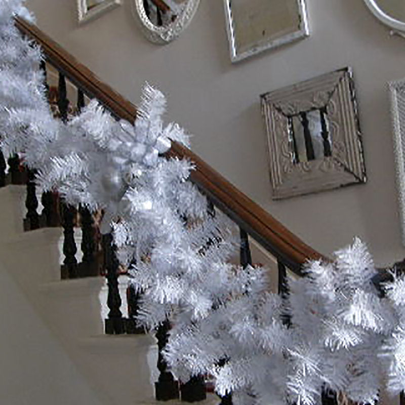 Jewel Christmas Garland draped across a fireplace mantel