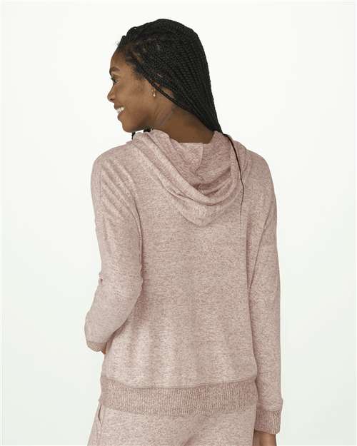Women's Cuddle Fleece Hooded Pullover | USA Decoration