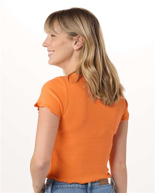 Women's Baby Rib Short Sleeve T-Shirt | USA Decoration
