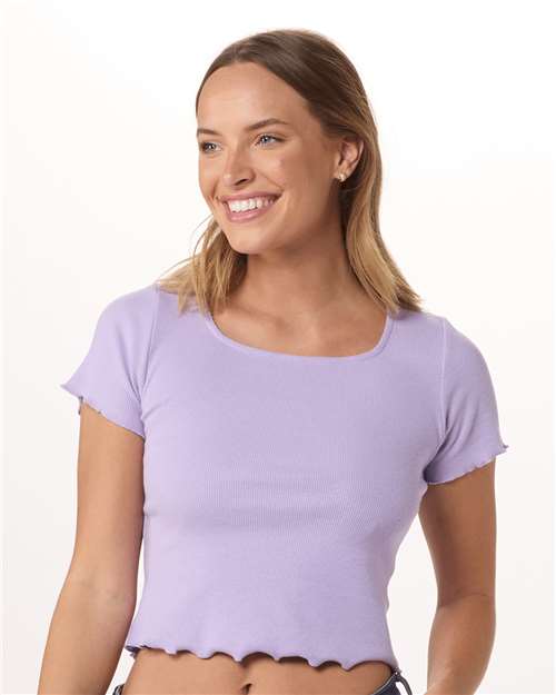 Women's Baby Rib Short Sleeve T-Shirt | USA Decoration