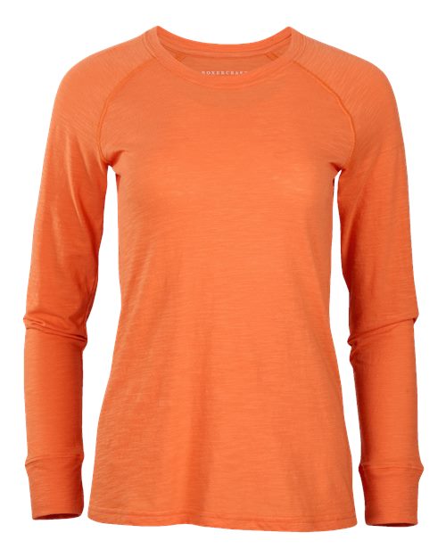 Women's Solid Preppy Patch Long Sleeve T-Shirt | USA Decoration