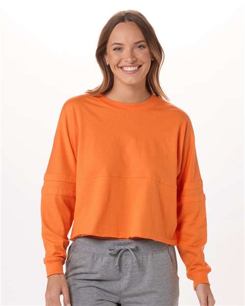 Women's Crop Retro Jesery | USA Decoration
