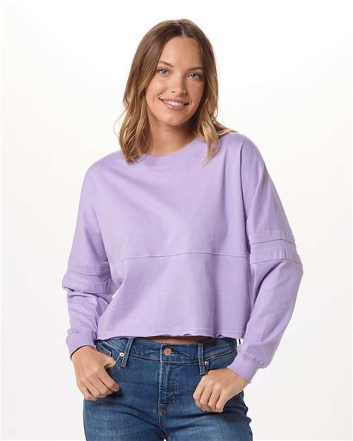 Women's Crop Retro Jesery | USA Decoration
