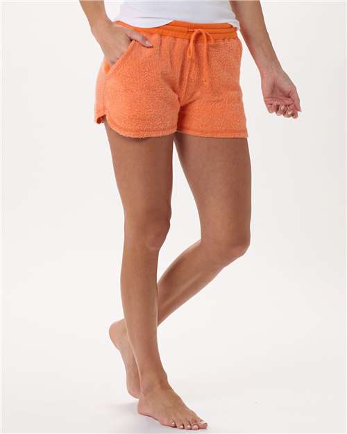 Women's Fleece Out Shorts | USA Decoration