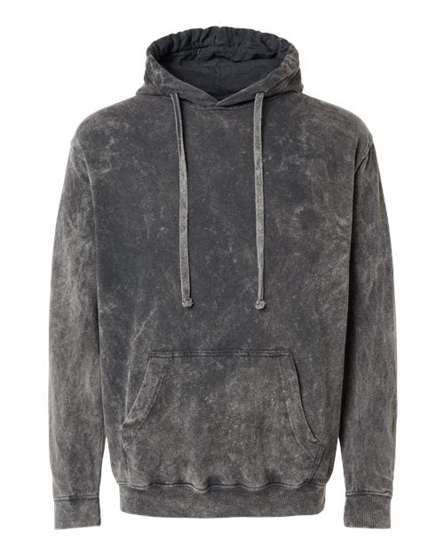 Premium Fleece Mineral Wash Hooded Sweatshirt | USA Decoration