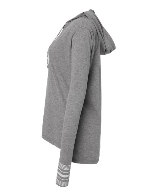 Women's Heathered Jersey Hooded Tunic | USA Decoration