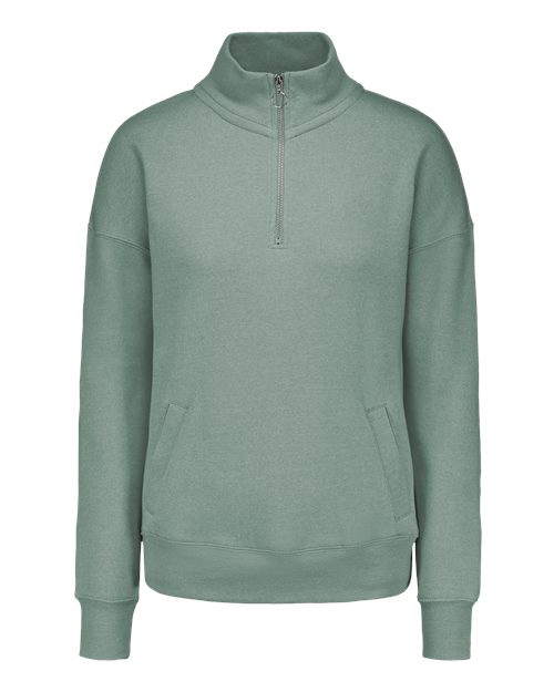 Women's Cloud Fleece Quarter-Zip Sweatshirt | USA Decoration