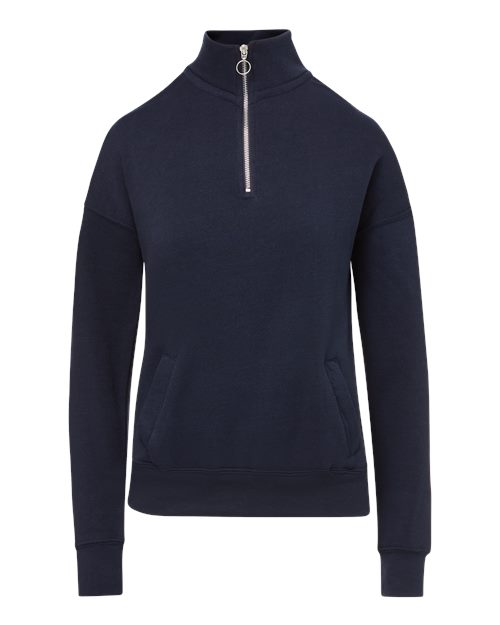 Women's Cloud Fleece Quarter-Zip Sweatshirt | USA Decoration