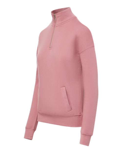 Women's Cloud Fleece Quarter-Zip Sweatshirt | USA Decoration