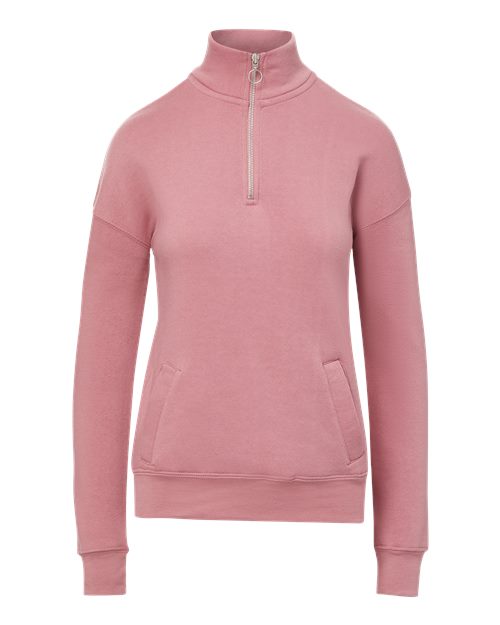 Women's Cloud Fleece Quarter-Zip Sweatshirt | USA Decoration