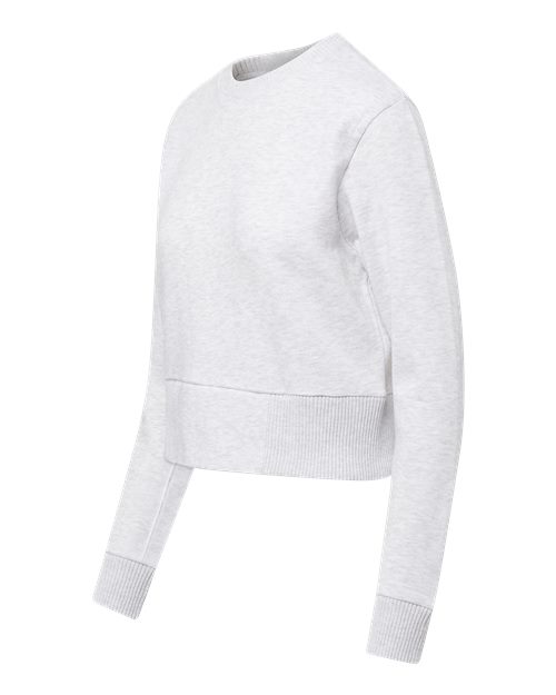 Women's Romi Cloud Fleece Crop Crewneck Sweatshirt | USA Decoration