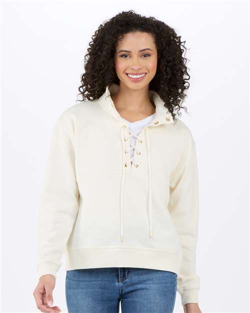 Women's Lace Up Pullover | USA Decoration