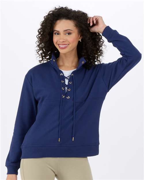 Women's Lace Up Pullover | USA Decoration