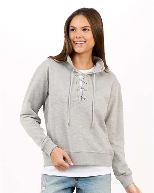 Women's Lace Up Pullover | USA Decoration