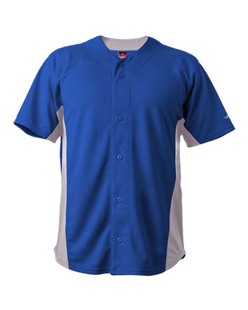 Crush Full Button Baseball Jersey | USA Decoration