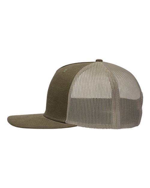 Modern Five-Panel Trucker Fit Cap | USA Decoration