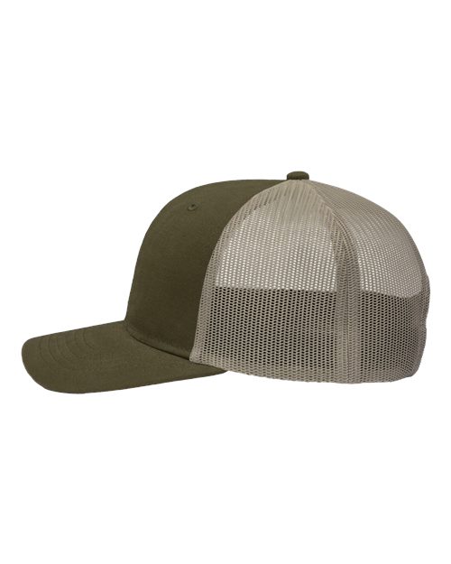 Modern Six-Panel Trucker Fit Cap | USA Decoration