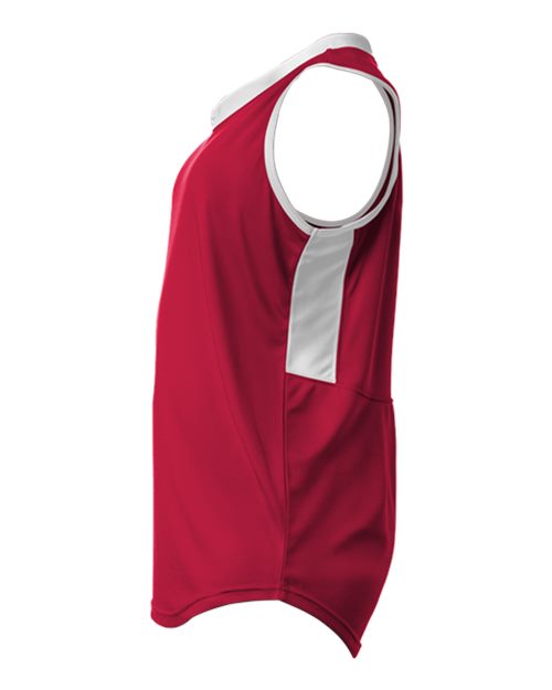Women's Slide Fastpitch V-Neck Sleeveless Jersey | USA Decoration