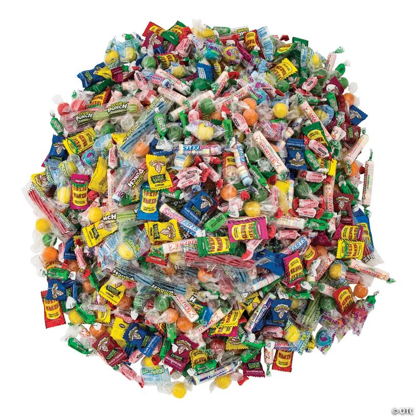 10 lbs. Super Mega Bulk 1000 Pc. Sour Candy Assortment