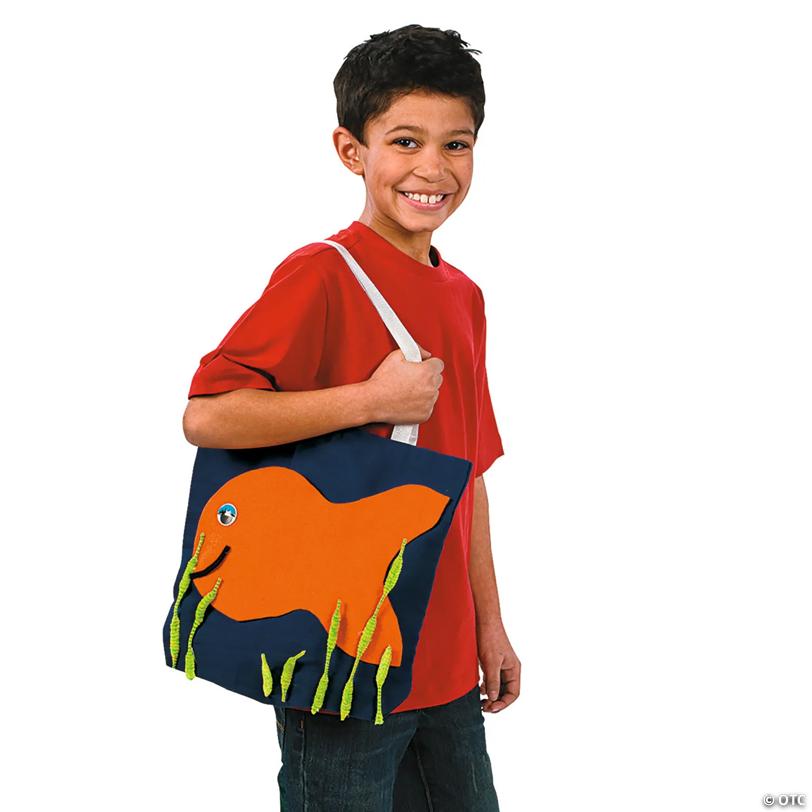 10" x 12" Medium Blue Canvas Tote Bags - 12 Pc.