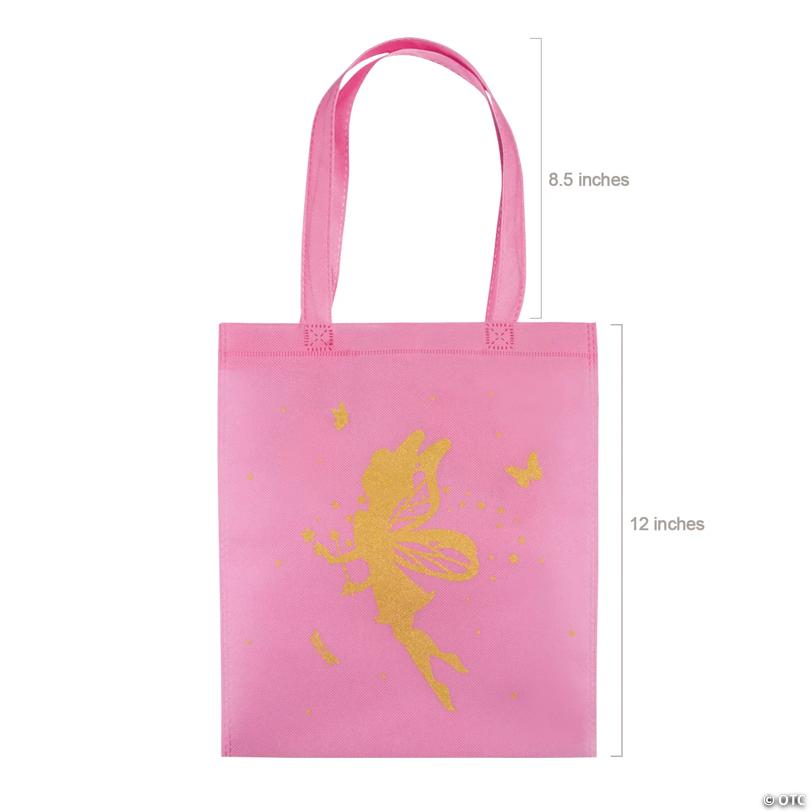 10" x 12" Medium Fairy Nonwoven Tote Bags - 12 Pc.